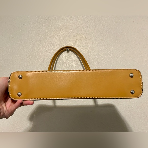 BURBERRY BLUE LABEL Nova Check Plaid Shoulder Bag Canvas Leather Tan Black Red - Picture 11 of 16